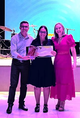 aluna premiação PPGF