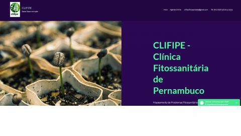 Website CLIFIPE - Pernambuco Phytosanitary Clinic